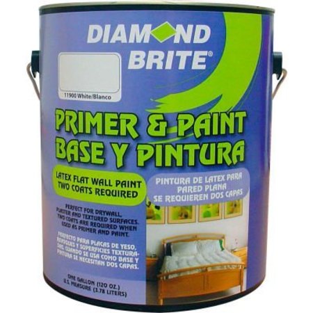 DIAMOND BRITE Diamond Brite Latex Paint & Primer In-One, Gallon Pail 1/Case - 11900-1